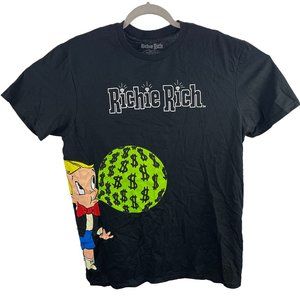 Richie Rich Mens Large Graphic T Shirt Adult NEW